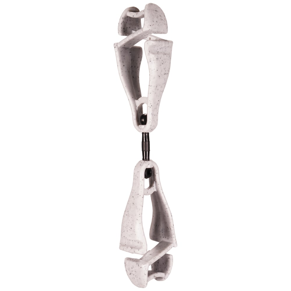 Ergodyne Squids 3420 Swiveling Dual-ClipGlove Holders, 5-1/2in, Granite, Pack Of 6 Holders MPN:19415