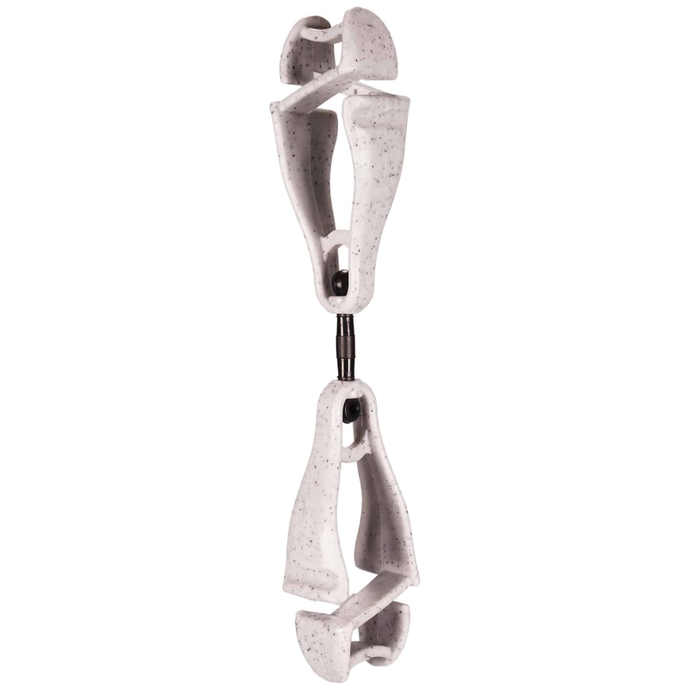Ergodyne Squids 3420 Swiveling Dual-ClipGlove Holders, 5-1/2in, Granite, Pack Of 100 Holders MPN:19515-BULK