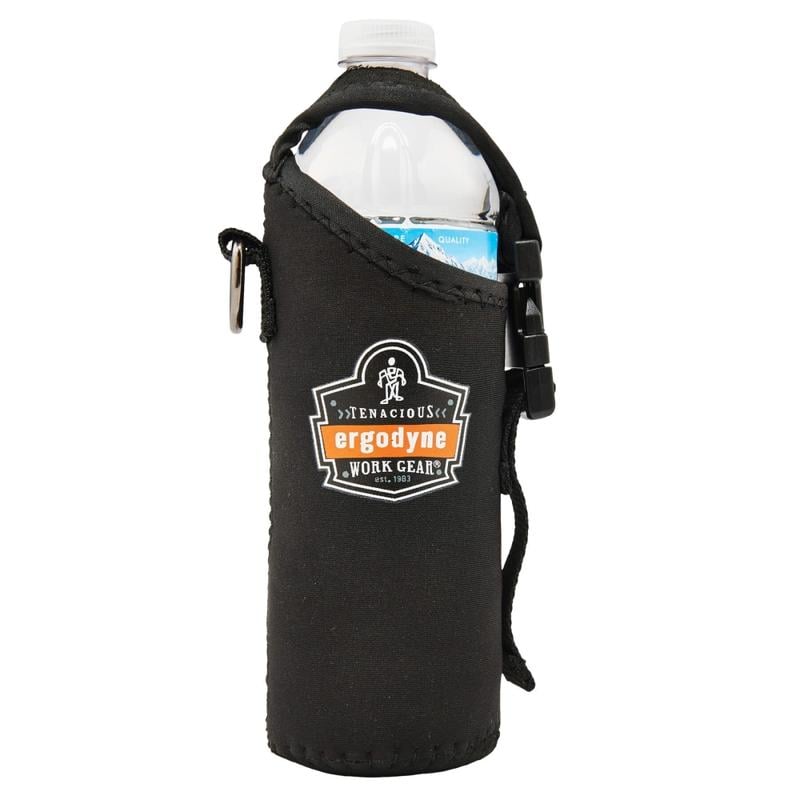 Ergodyne Squids 3775 Can/Bottle Holder & Trap, Black MPN:19775