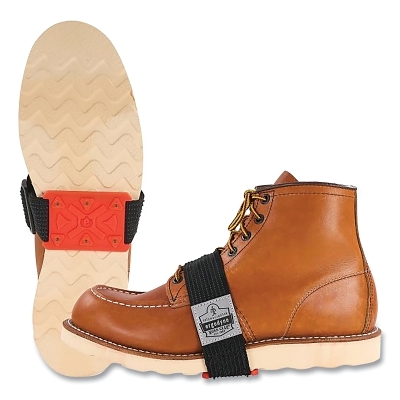 6316 Orange Ice Cleats -Mid-Sole Flat Sole MPN:16320