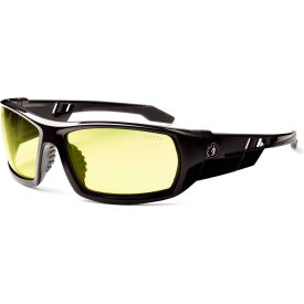 Ergodyne® Skullerz® Odin Safety Glasses Yellow Lens Black Frame 50050