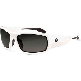 Ergodyne® Skullerz® Odin PZ Safety Glasses Polarized Smoke Lens White Frame 50231