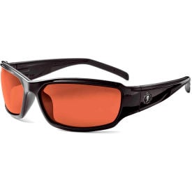 Ergodyne® Skullerz® Thor PZ Safety Glasses Polarized Copper Lens Black Frame 51021