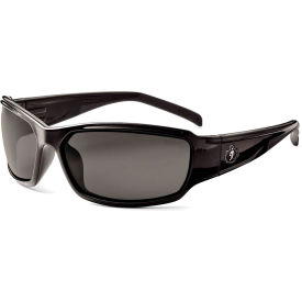 Ergodyne® Skullerz® Thor PZ Safety Glasses Polarized Smoke Lens Black Frame 51031