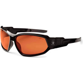 Ergodyne® Skullerz® Loki PZ Safety Glasses/Goggles Polarized Copper Lens Black Frame 56021 - Pkg Qty 12