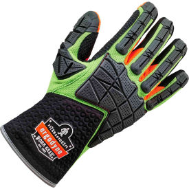 Ergodyne® Proflex 925F(x) Standard Dorsal Impact-Reducing Gloves L Lime 1 Pair 17904