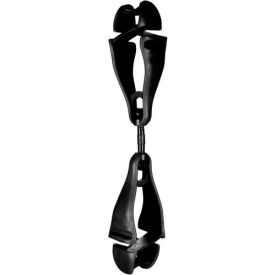 Ergodyne® 3420-BULK Squids® Swivel Glove Clip Holder Dual Clips 100-Pack Black 19512-BULK