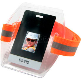 Ergodyne® Squids® Arm Band ID/Badge Holder HV Hi-Vis Orange 19951