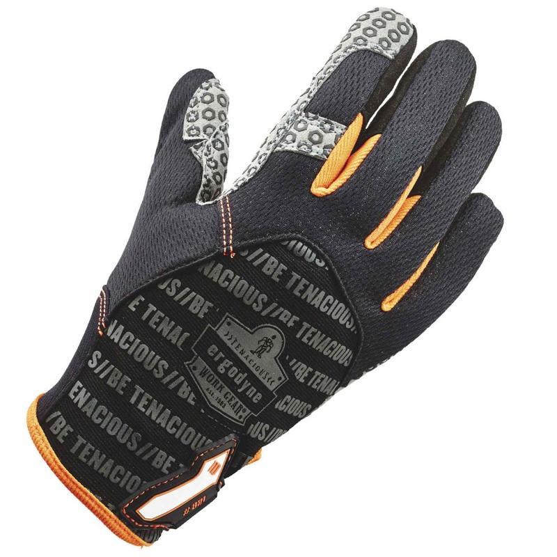 Ergodyne ProFlex 821 Smooth-Surface Silicone Handling Gloves, Medium, Black MPN:17233