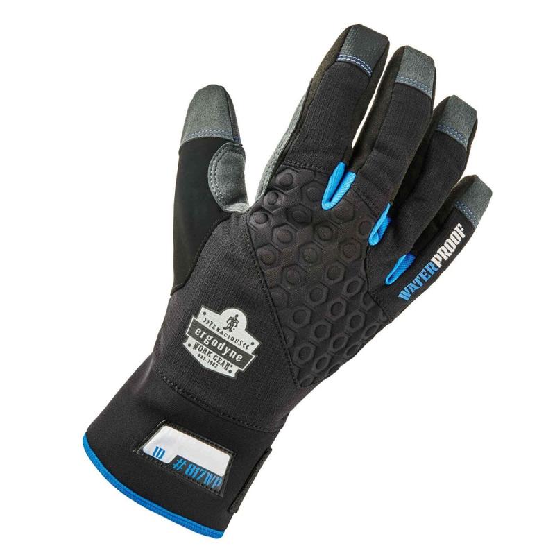 Ergodyne ProFlex 817WP Reinforced Thermal Waterproof Utility Gloves, XX-Large, Black MPN:17376