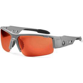Ergodyne® 52121 Skullerz® Dagr Safety Glasses Gray Frame/PZ-Copper Lens 52121 - Pkg Qty 12