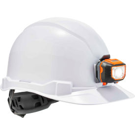 Ergodyne Skullerz® 8970LED Hard Hat Cap Style Ratchet Suspension LED Light Class E White 60142