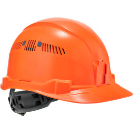 Ergodyne Skullerz® 8972 Hard Hat Cap Style Ratchet Suspension Vented Class C Orange 60145
