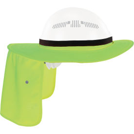 Ergodyne® Chill-Its® 6661 Universal Hard Hat Brim with Neck Shade One Size Lime 12721