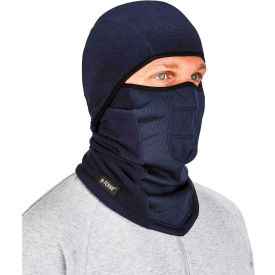 Ergodyne® N-Ferno® 6823 Balaclava Face Mask Wind-Proof Hinged Navy 16851
