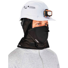 Ergodyne® N-Ferno® 6878 Winter Hard Hat Liner Kit 3-Layer Liner Mouthpiece Black 16878