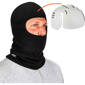 Ergodyne® N-Ferno® 6893ZI Balaclava Face Mask With Bump Cap Insert Black 16893