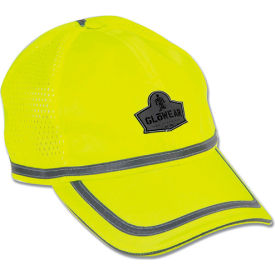 Ergodyne® GloWear® 8930 Class HW Hi-Vis Baseball Cap Lime One Size 23239