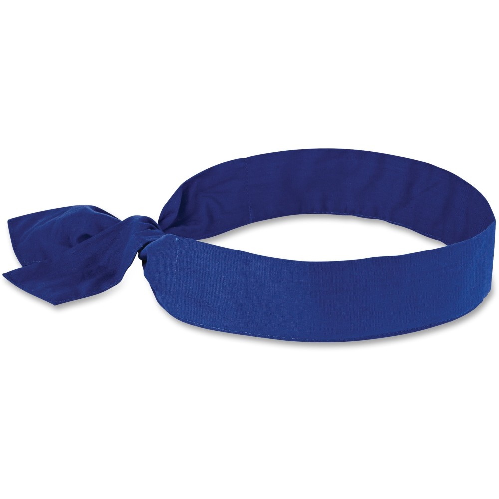 Ergodyne Chill-Its 6700 Evaporative Cooling Tie Bandana, Blue (Min Order Qty 2) MPN:12307