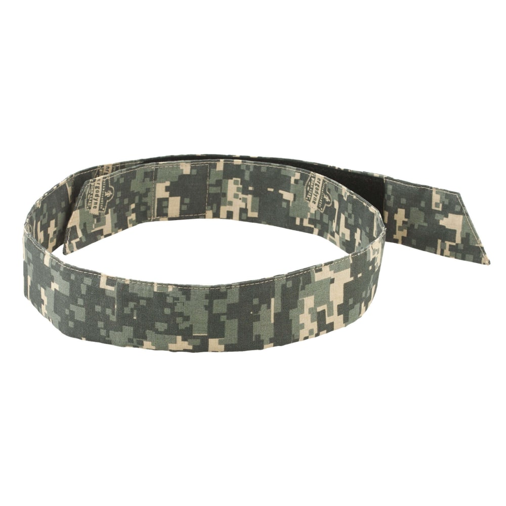 Ergodyne Chill-Its 6705 Evaporative Cooling Bandanas, Camo, Pack Of 24 Bandanas MPN:12314