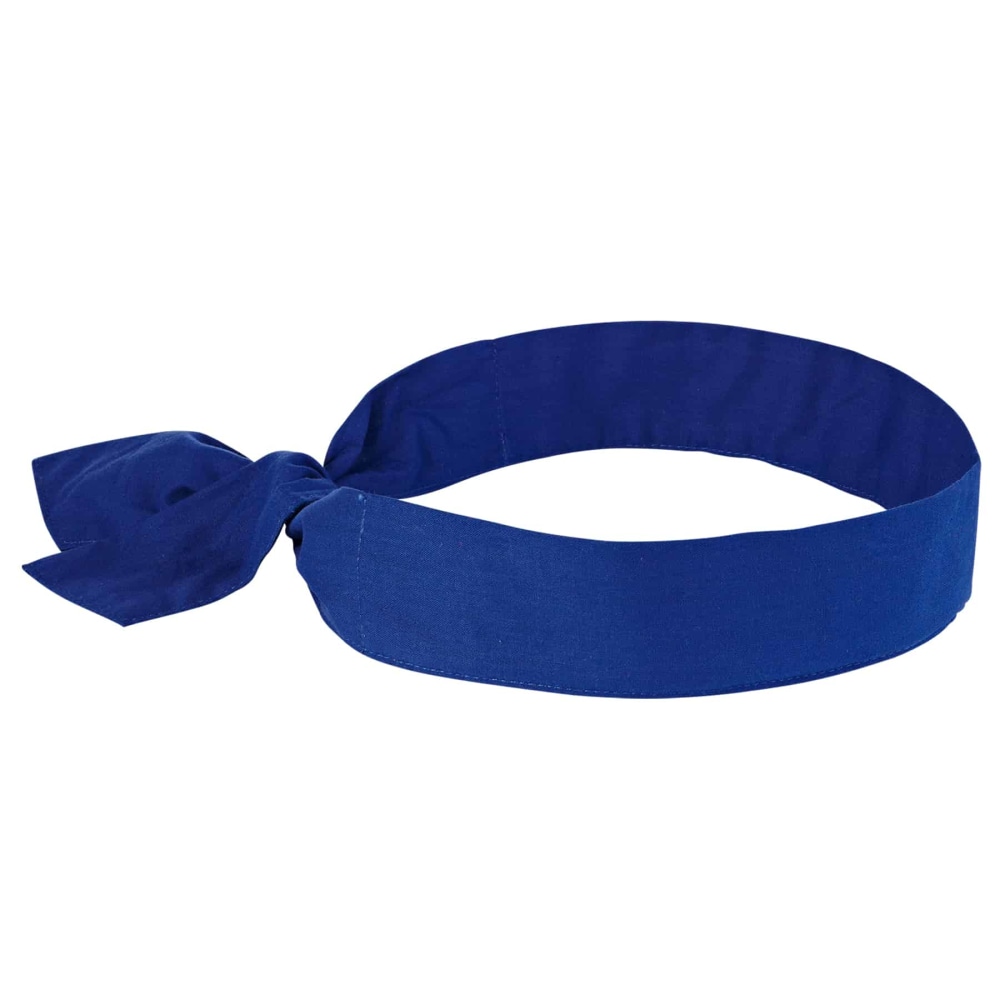 Ergodyne Chill-Its 6700 Evaporative Cooling Tie Bandanas, Blue, Pack Of 264 Bandanas MPN:12334