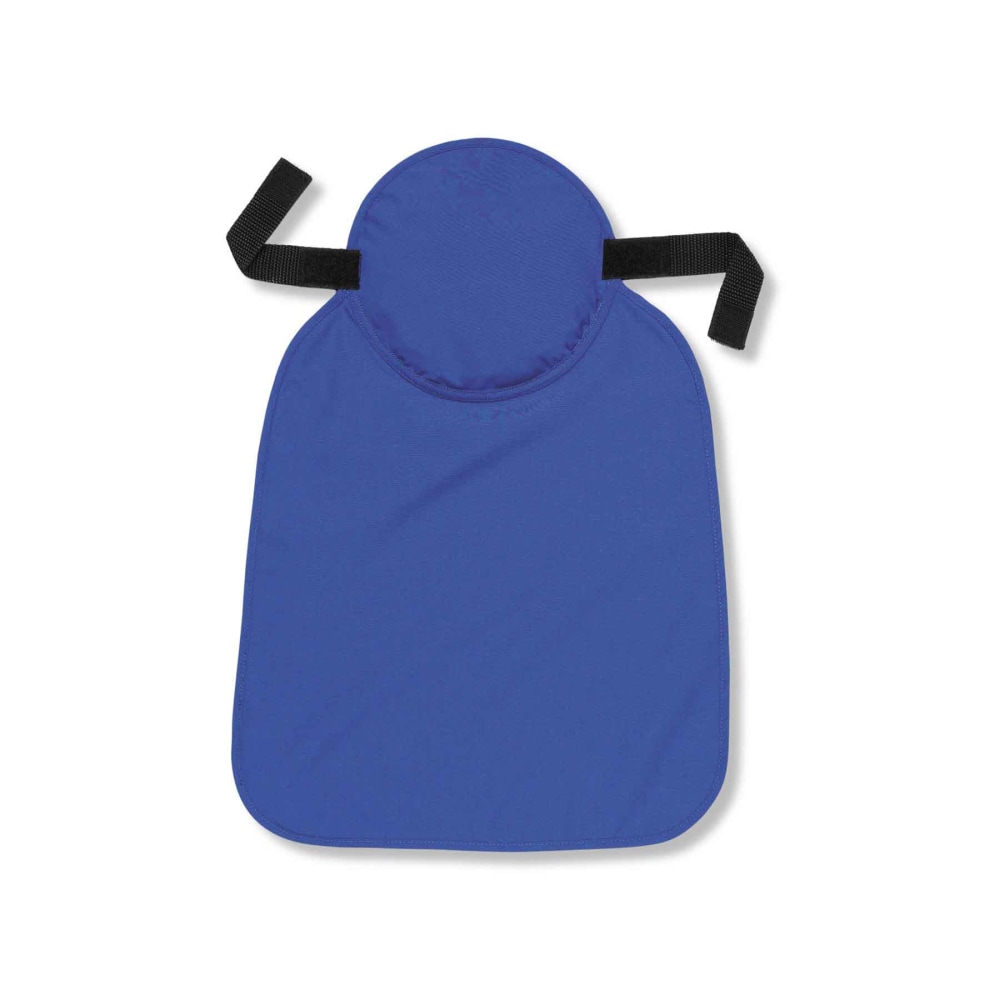 Ergodyne Chill-Its 6717 Evaporative Cooling Hard Hat Pads With Neck Shade, One Size, Blue, Pack Of 24 Pads MPN:12336