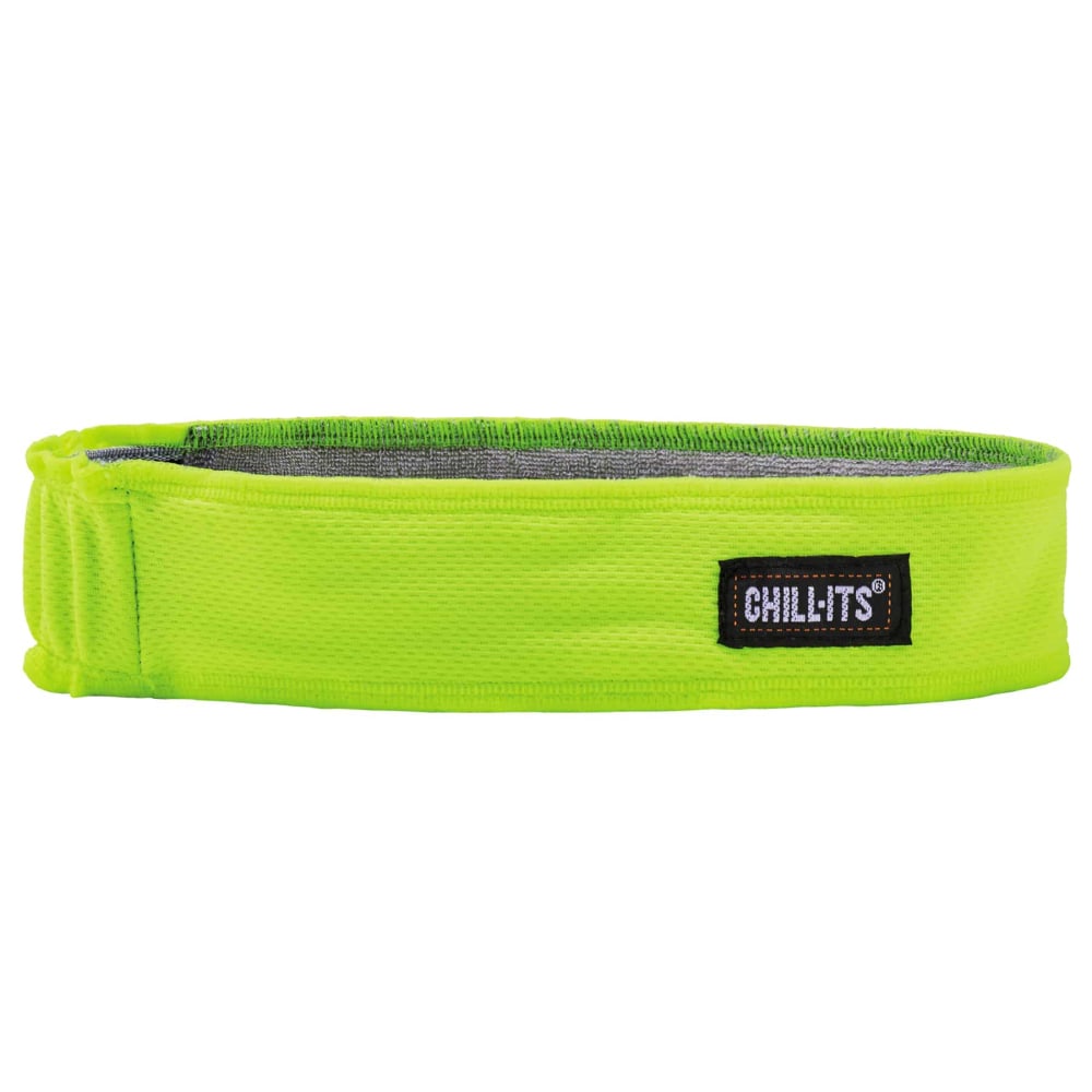 Ergodyne Chill-Its 6605 High-Performance Headbands, Lime, Pack Of 6 Headbands MPN:12431