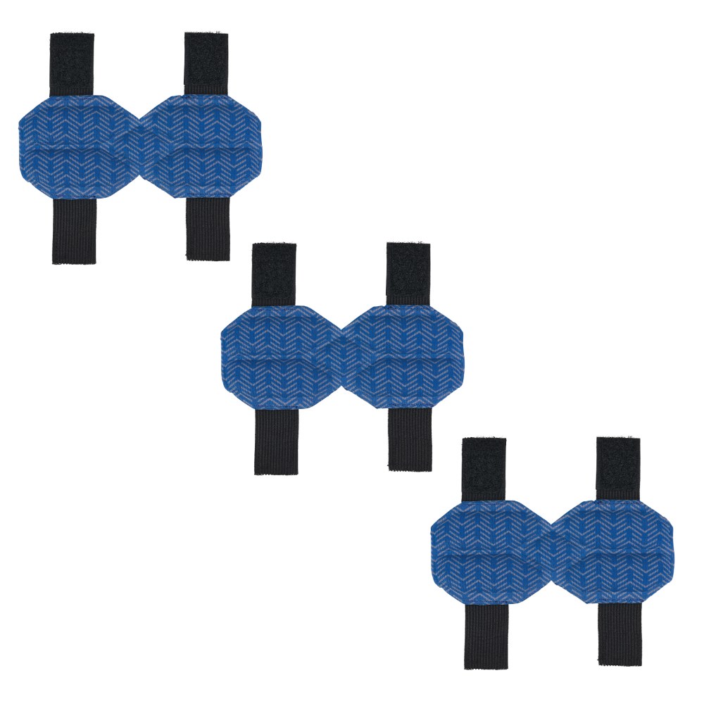 Ergodyne Chill-Its 6613 Hard Hat Cooling Ratchet Pads, Blue, Pack Of 3 Pads MPN:12449