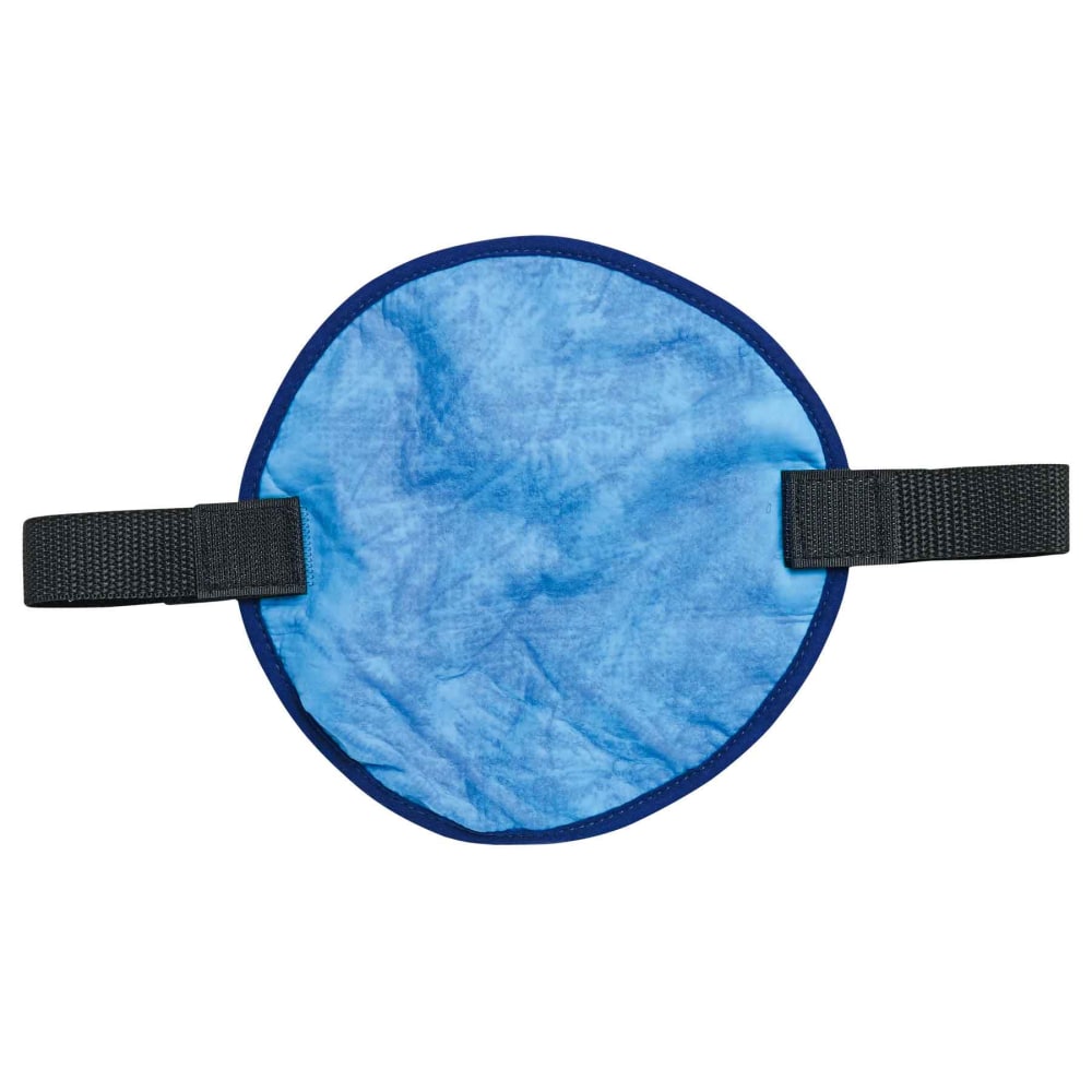 Ergodyne Chill-Its 6715CT Evaporative Hard Hat Pads With Cooling Towels, Blue, Pack Of 6 Towels MPN:12597