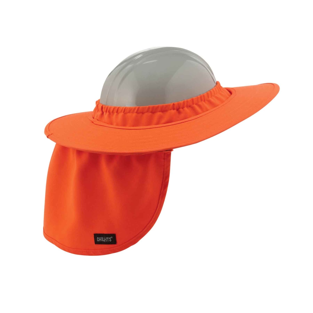 Ergodyne Chill-Its 6660 Hard Hat Brim With Shade, Orange MPN:12641