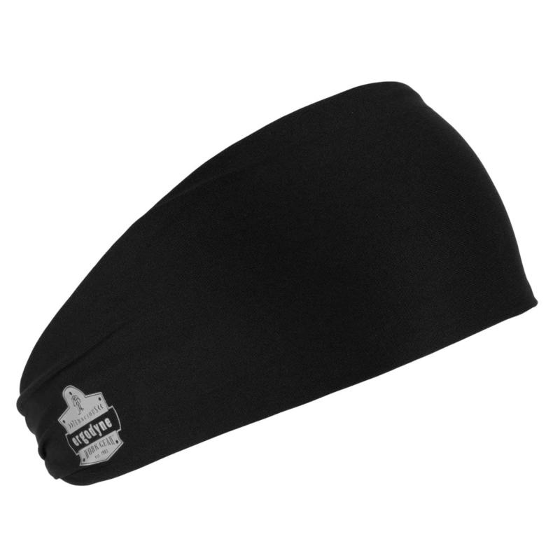 Ergodyne Chill-Its 6634 Cooling Headband, One Size, Black MPN:12702