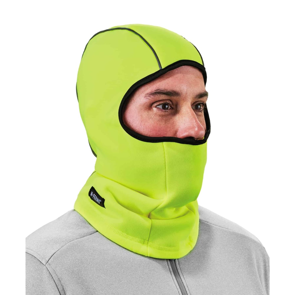 Ergodyne N-Ferno 6821 Fleece Balaclava, One Size, Lime MPN:16829