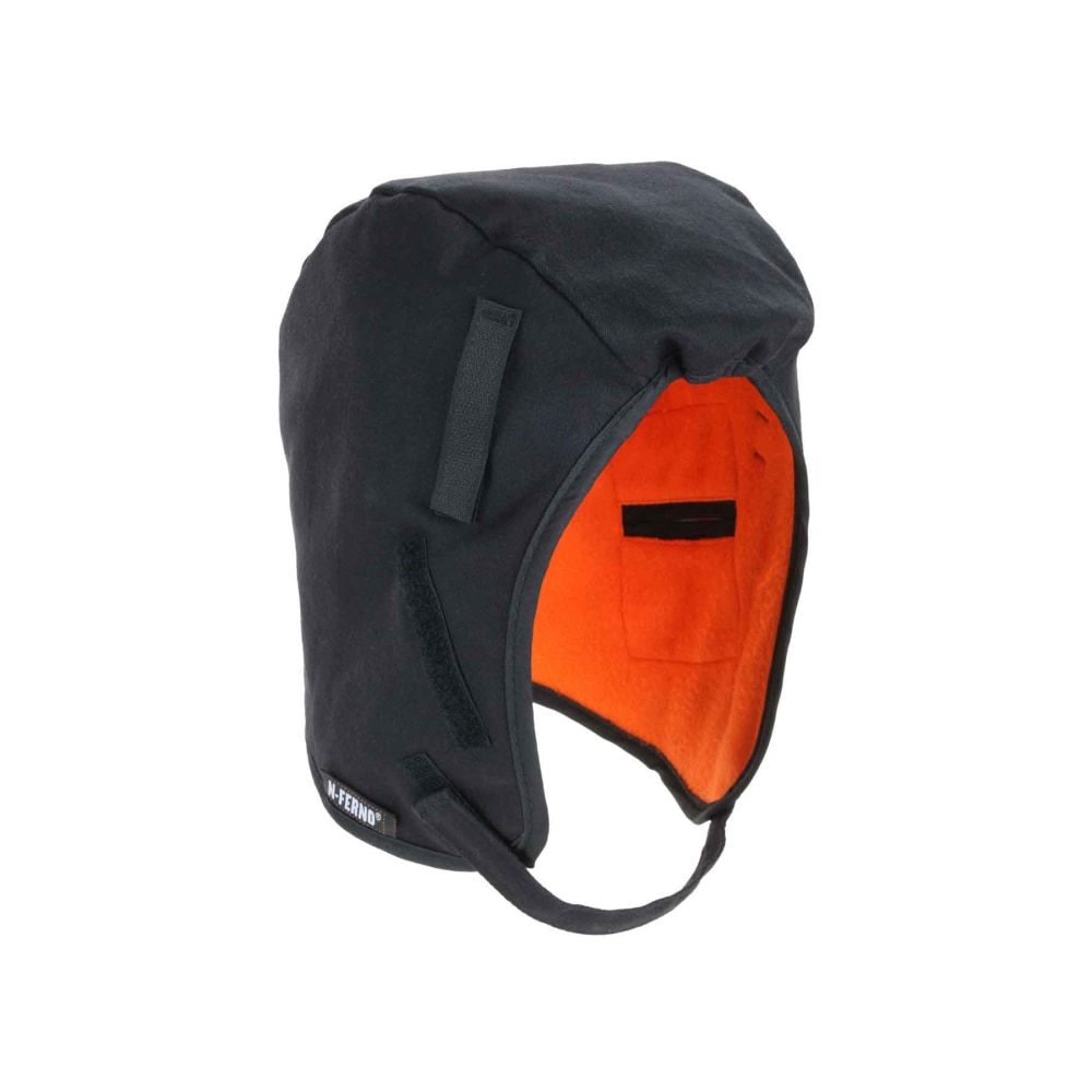Ergodyne N-Ferno 6860 2-Layer Winter Hard Hat Liners, One Size, Black, Pack Of 12 Liners MPN:16860