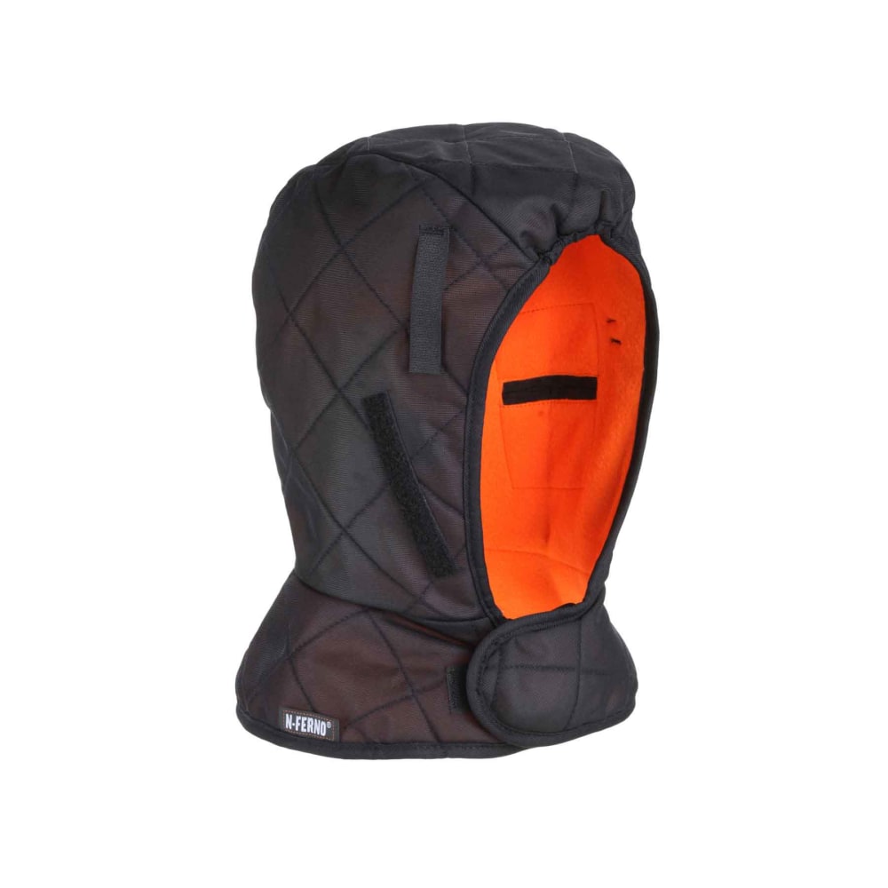 Ergodyne N-Ferno 6867 3-Layer Winter Hard Hat Liners, One Size, Black, Pack Of 12 Liners MPN:16867