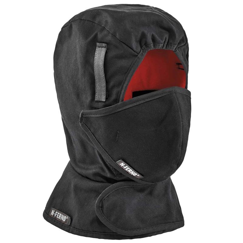 Ergodyne N-Ferno 6871 2-Layer Winter Hard Hat Liner With Cotton Mouthpiece Kit, One Size, Black MPN:16871
