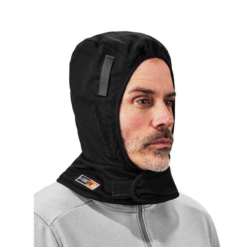 Ergodyne N-Ferno 6882 FR 2-Layer Winter Hard Hat Liner, One Size, Black MPN:16882