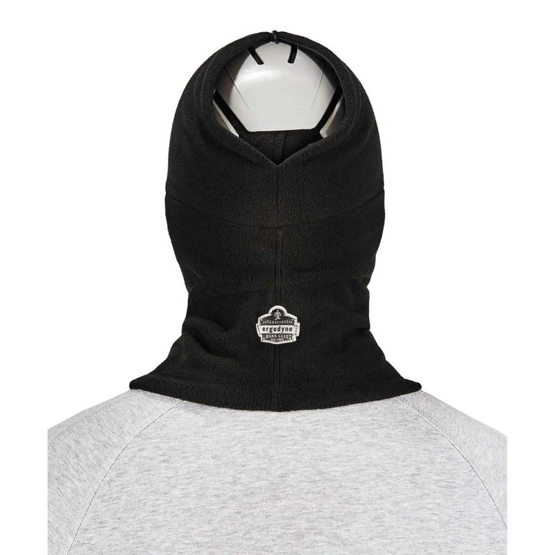 Ergodyne N-Ferno 6893ZI Zippered Balaclava Face Masks With Bump Caps, One Size, Black, Pack Of 6 Masks MPN:16893