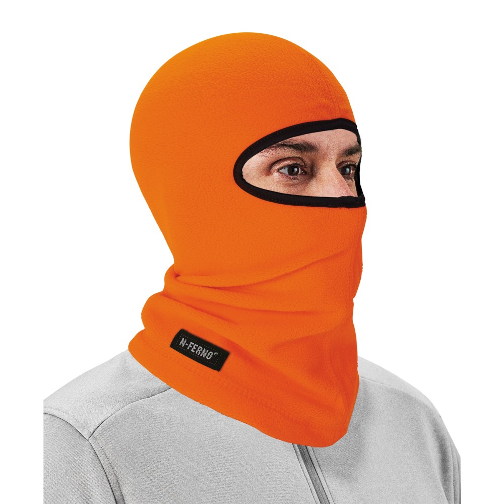 Ergodyne N-Ferno 6821 Balaclava Face Mask, Orange MPN:16954