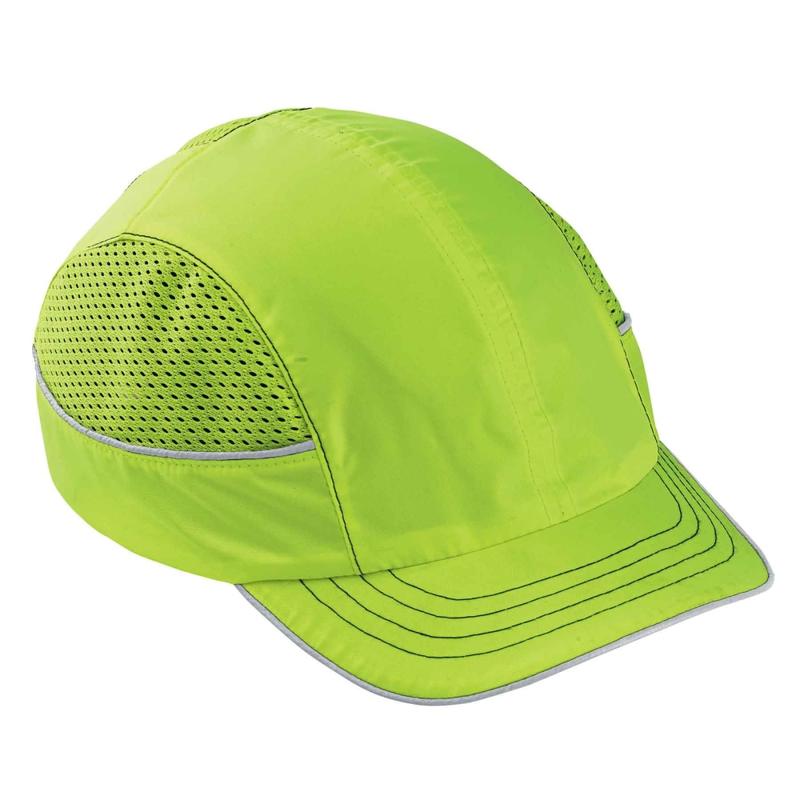 Ergodyne Skullerz 8950 Bump Cap, Short Brim, Lime MPN:23333