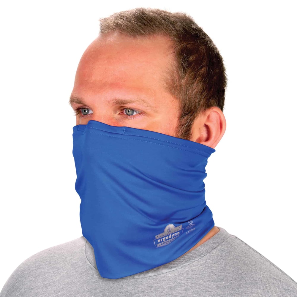 Ergodyne Chill-Its 6489 2-Layer Cooling Multi-Band Headband, 2X/3X, Blue MPN:42153