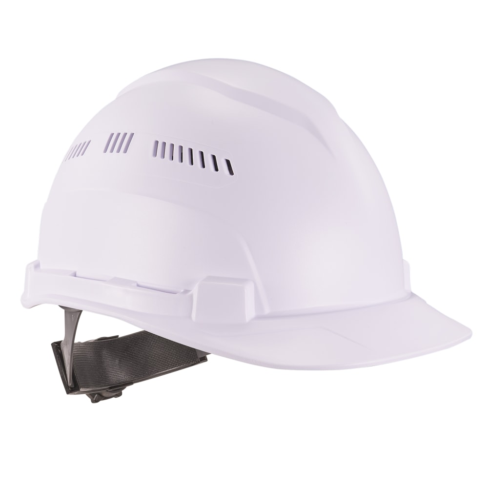 Ergodyne Skullerz 8966 Lightweight Cap-Style Vented Hard Hat, White MPN:60223
