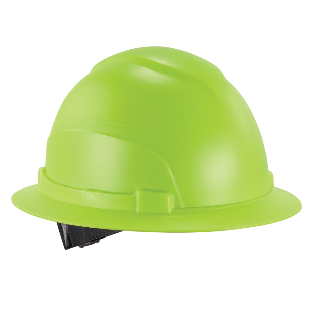 Ergodyne Skullerz 8969 Lightweight Full Brim Hard Hat, Lime MPN:60232