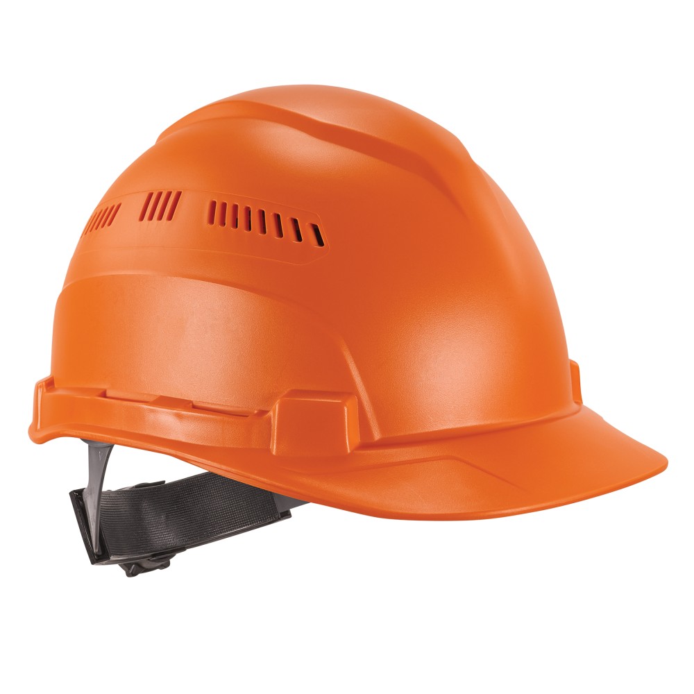 Ergodyne Skullerz 8966 Lightweight Cap-Style Vented Hard Hat, Orange MPN:60270