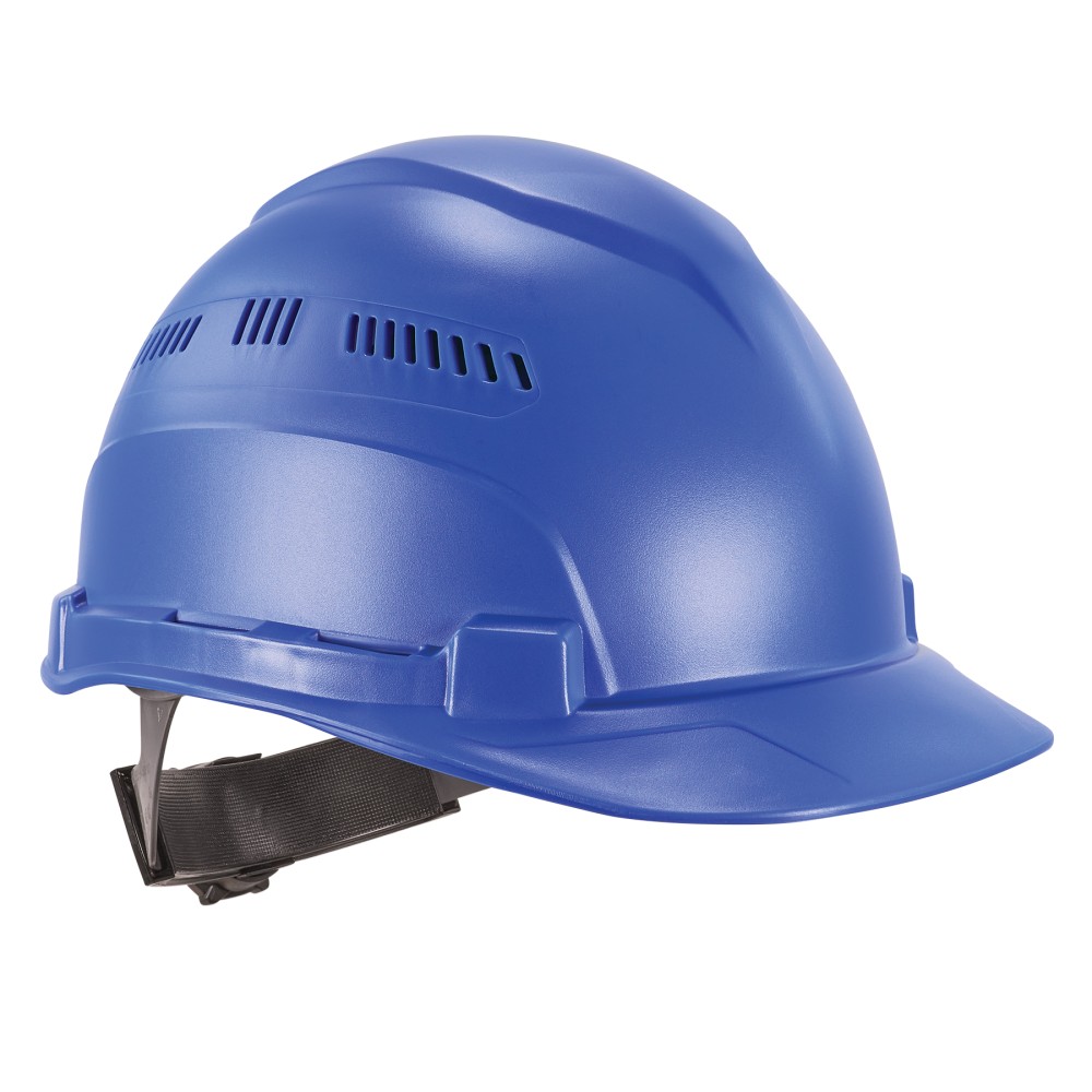 Ergodyne Skullerz 8966 Lightweight Cap-Style Vented Hard Hat, Blue MPN:60271
