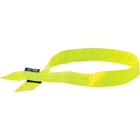 Ergodyne® Chill-Its® 6705 Evaporative Cooling Bandana Hook & Loop Lime 12321 - Pkg Qty 24