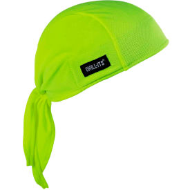Ergodyne® Chill-Its® 6615 High-Performance Dew Rag Lime One Size 12476 - Pkg Qty 6
