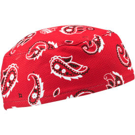 Ergodyne® Chill-Its® 6630 High-Performance Cap Red Western One Size 12508 - Pkg Qty 6