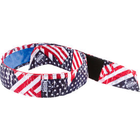 Ergodyne Chill-Its® Evap. Cooling Bandana w/ Built-In Cooling Towel Stars & Stripes 12571 12571 - Pkg Qty 6