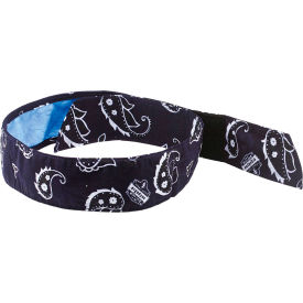 Ergodyne Chill-Its® Evap. Cooling Bandana w/ Built-In Cooling Towel Navy Western 12574 12574 - Pkg Qty 6