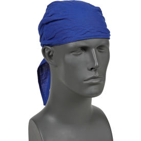 Ergodyne® Chill-Its® 6710CT Evap. Cooling Triangle Hat w/ Built-In Cooling Towel Blue 12587